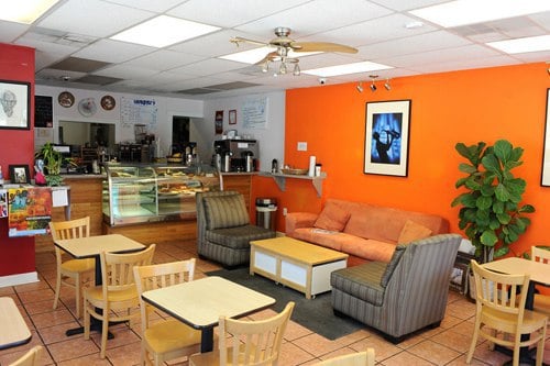 The inside of Cafe Sureia