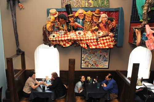 The inside of King Street Blues