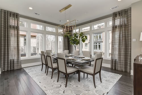 Grosvenor Heights dining room decor