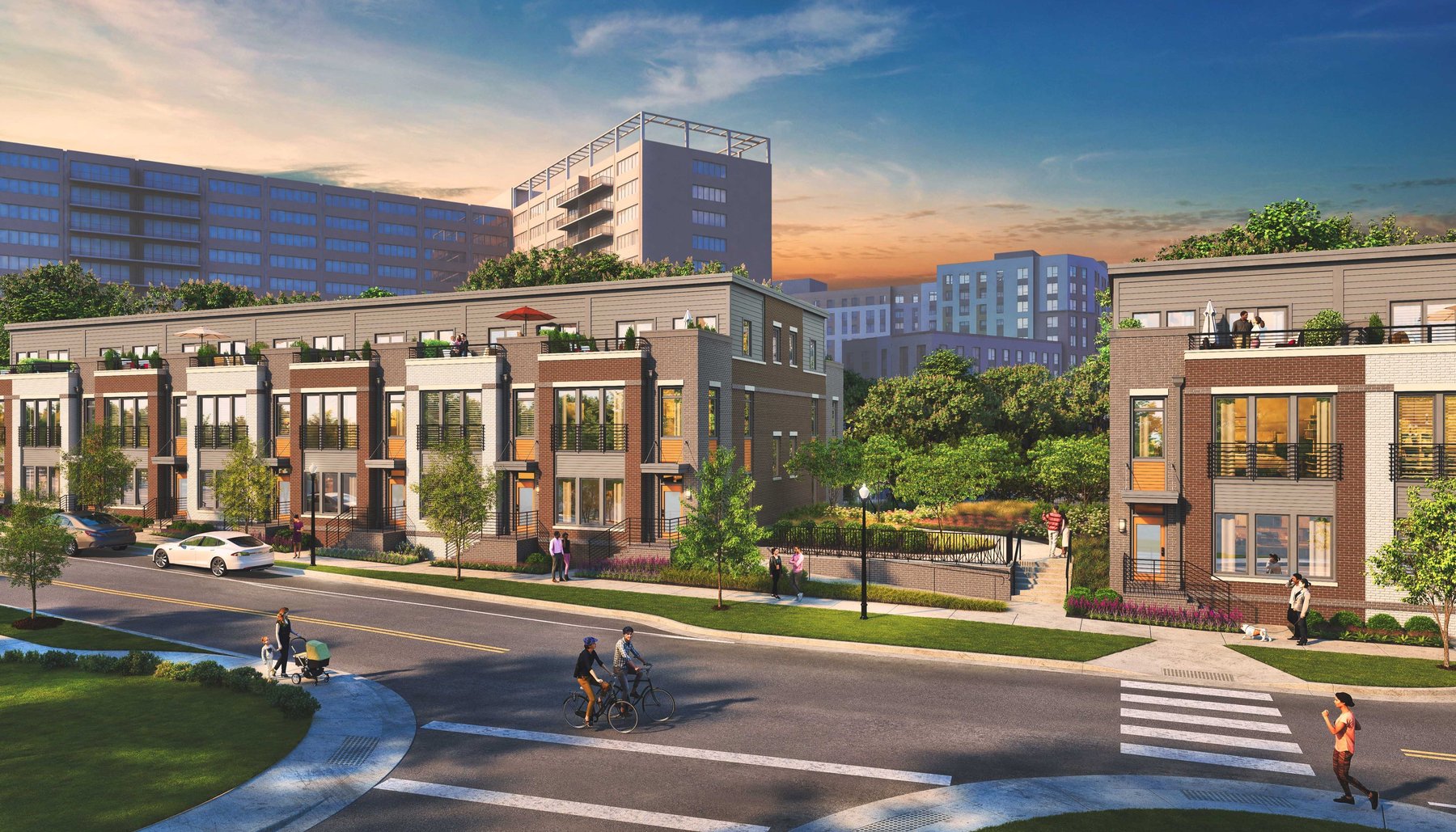 Highlands Row - New EYA Townhomes in Arlington, VA, National Landing