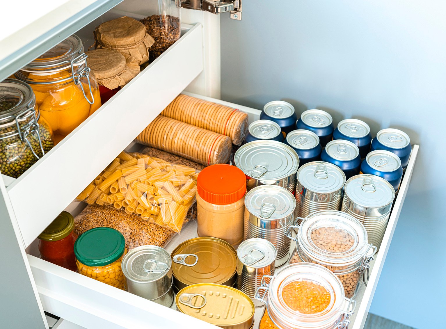 Kitchen pantry organization