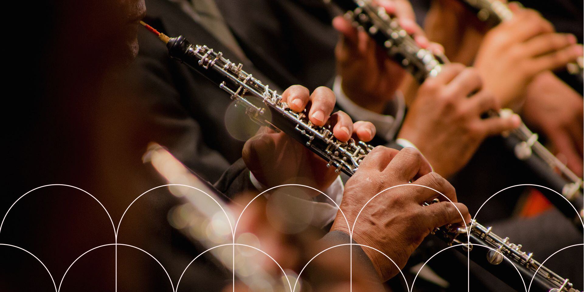 strathmore music hall footer image with strathmore pattern