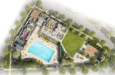 EYA Tower Oaks CORE footprint