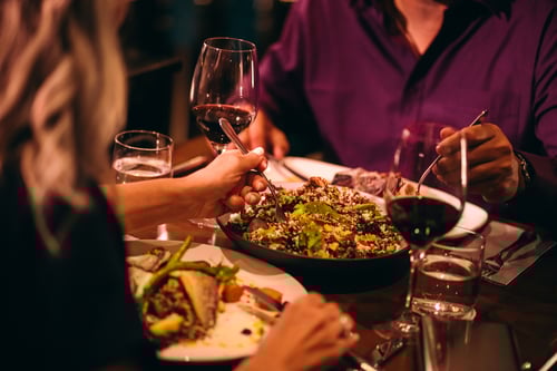 date night at cabin john village