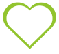 green and white heartsmall