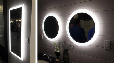 lighted mirror trend