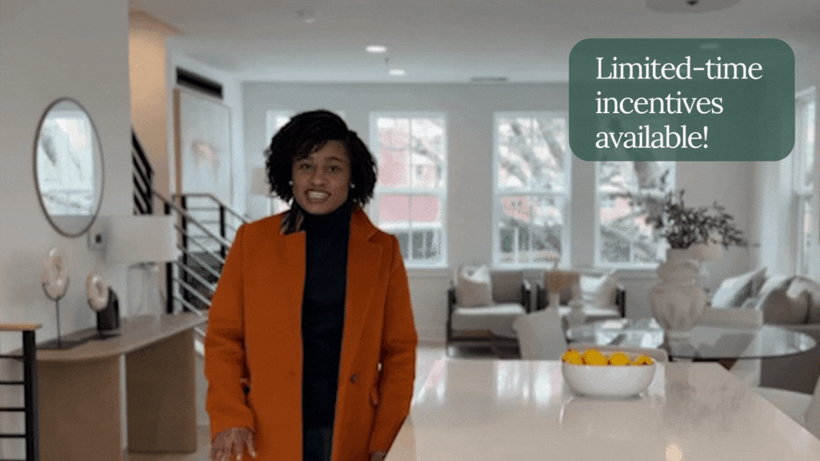Limited-time incentives on new Move-in ready townhomes in Washington, dc