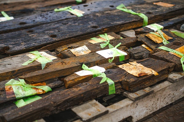 ship scanning green tape process