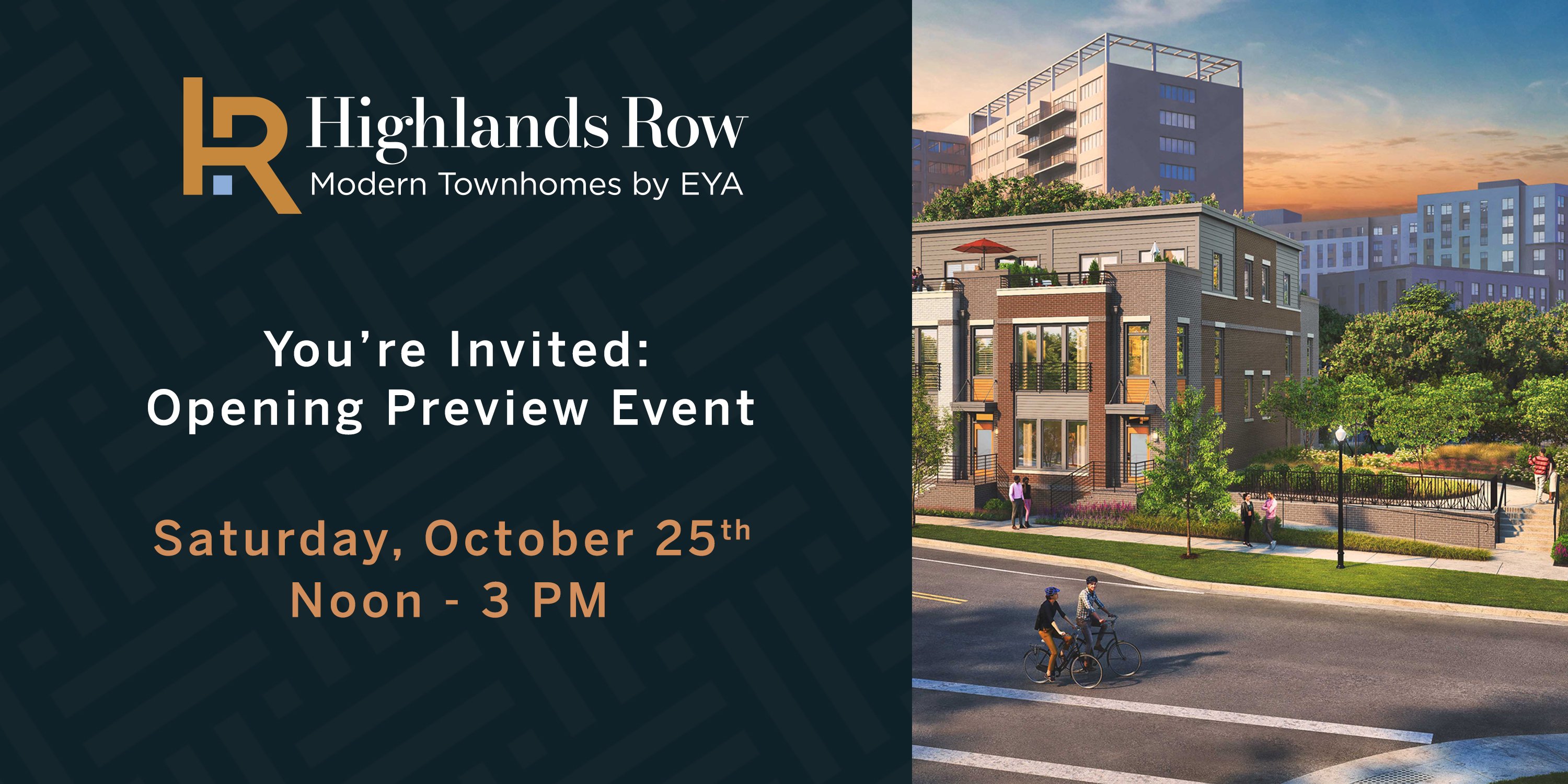 EYA townhomes at Highlands Row opening in Arlington, VA