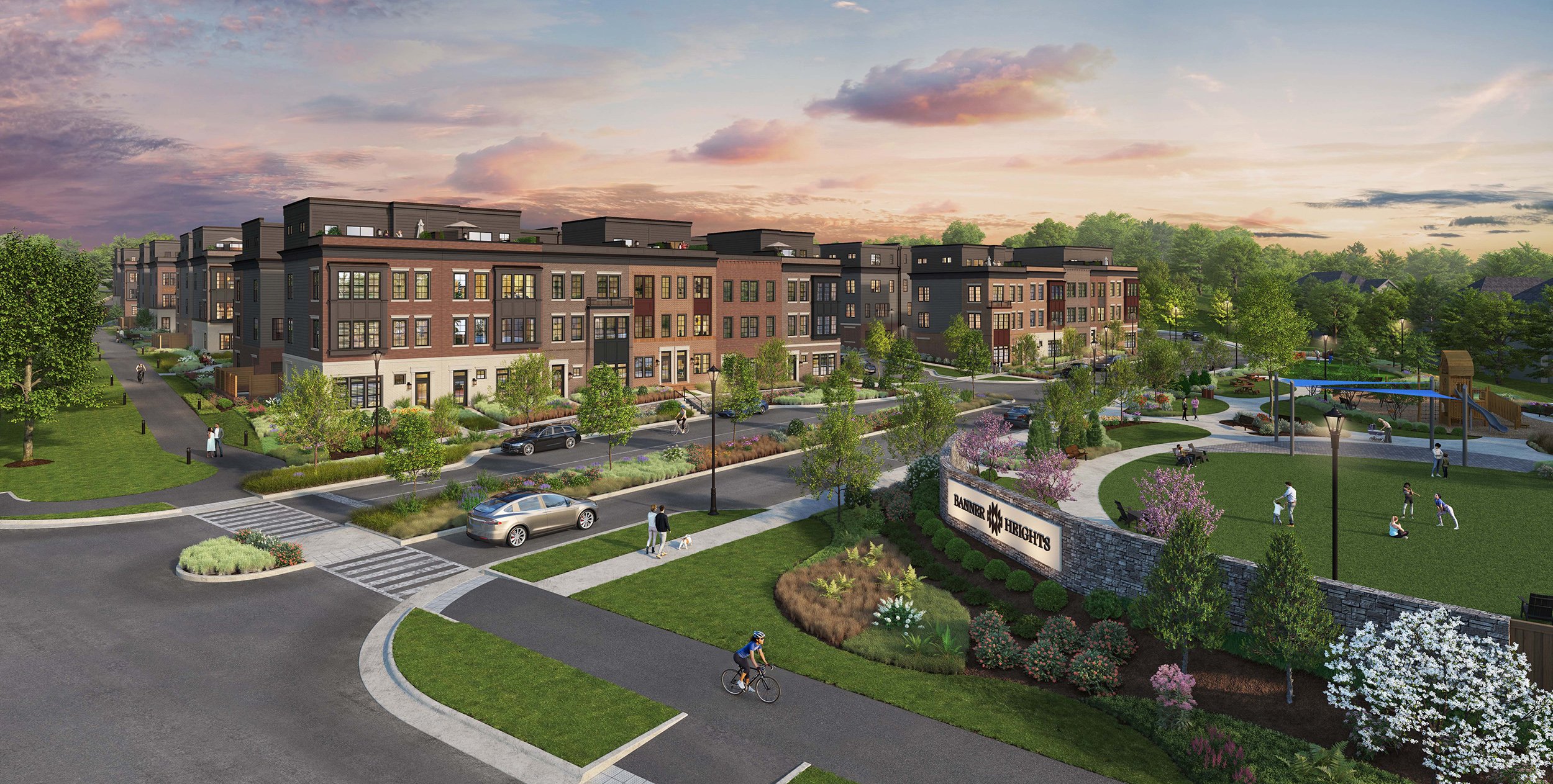 Banner Heights - New EYA elevator townhomes in Alexandria, VA