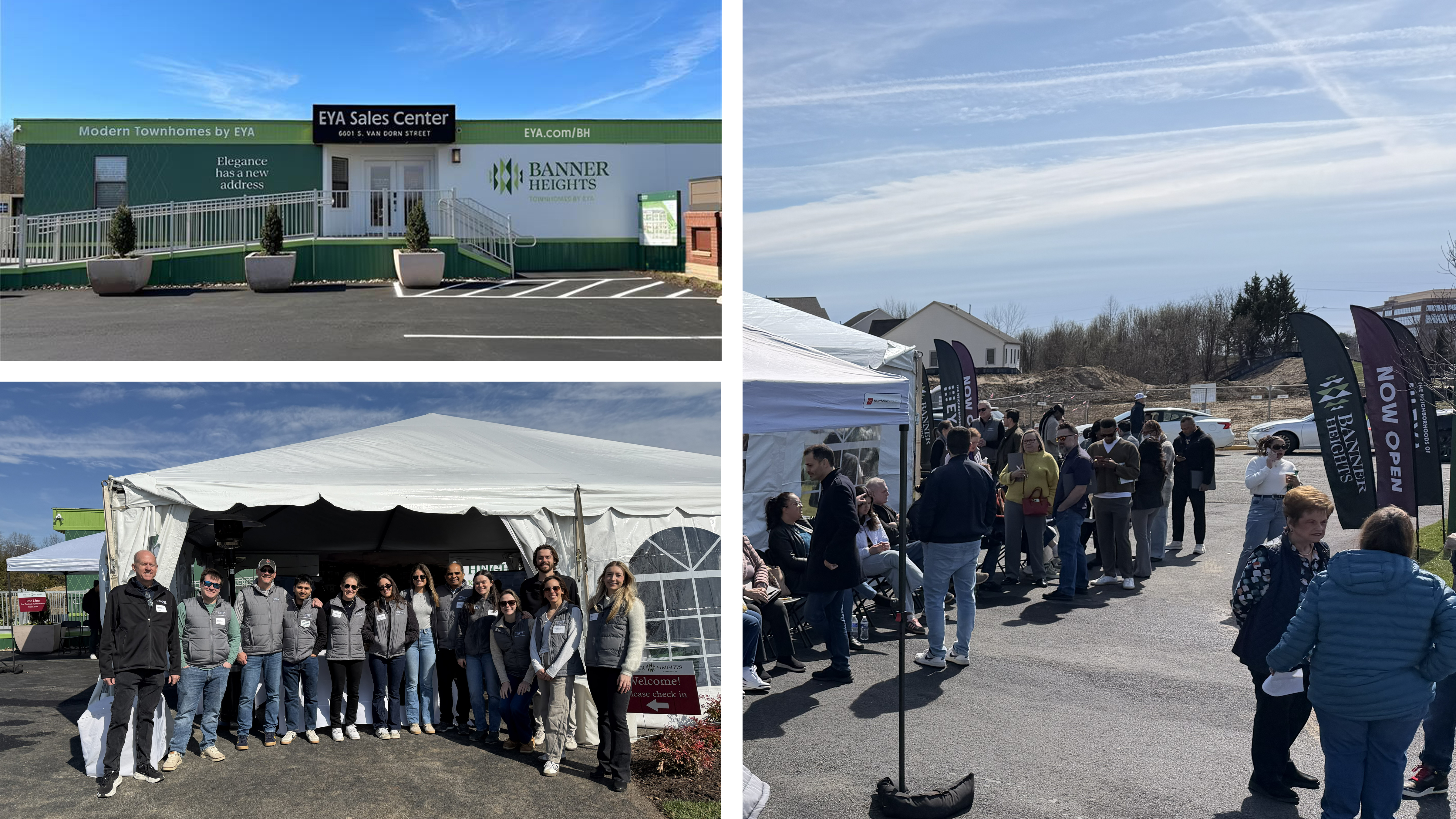 EYA's townhomes at Banner Heights in Alexandria, VA