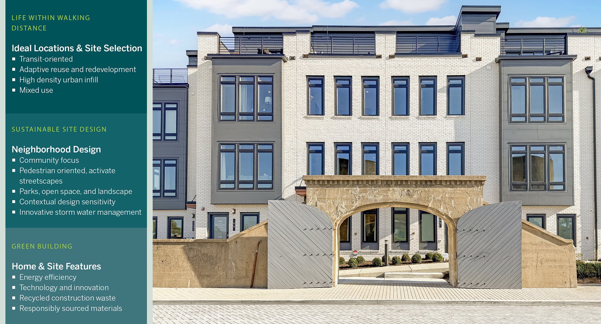 EYA's commitment to green building & sustainable living