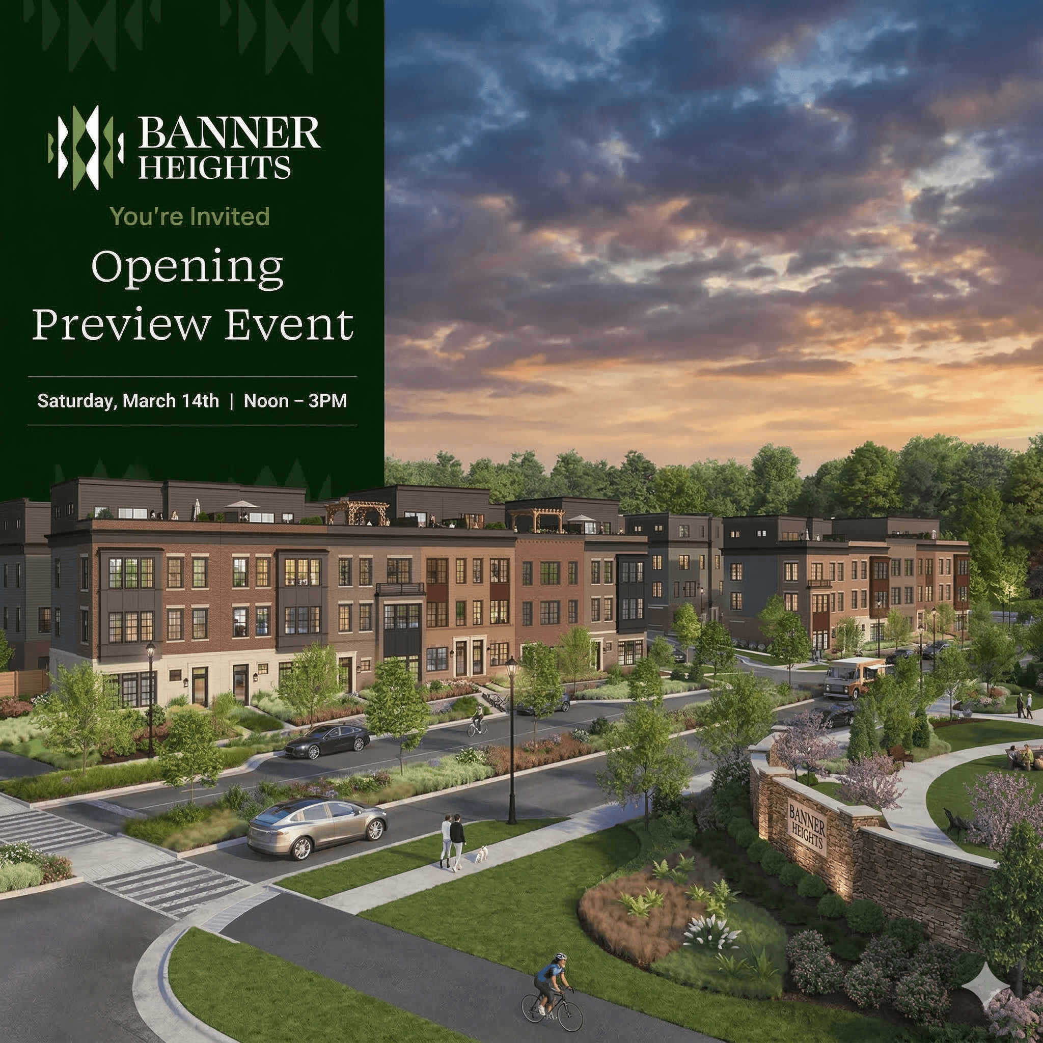 The Banner Heights Preview Event Playbook
