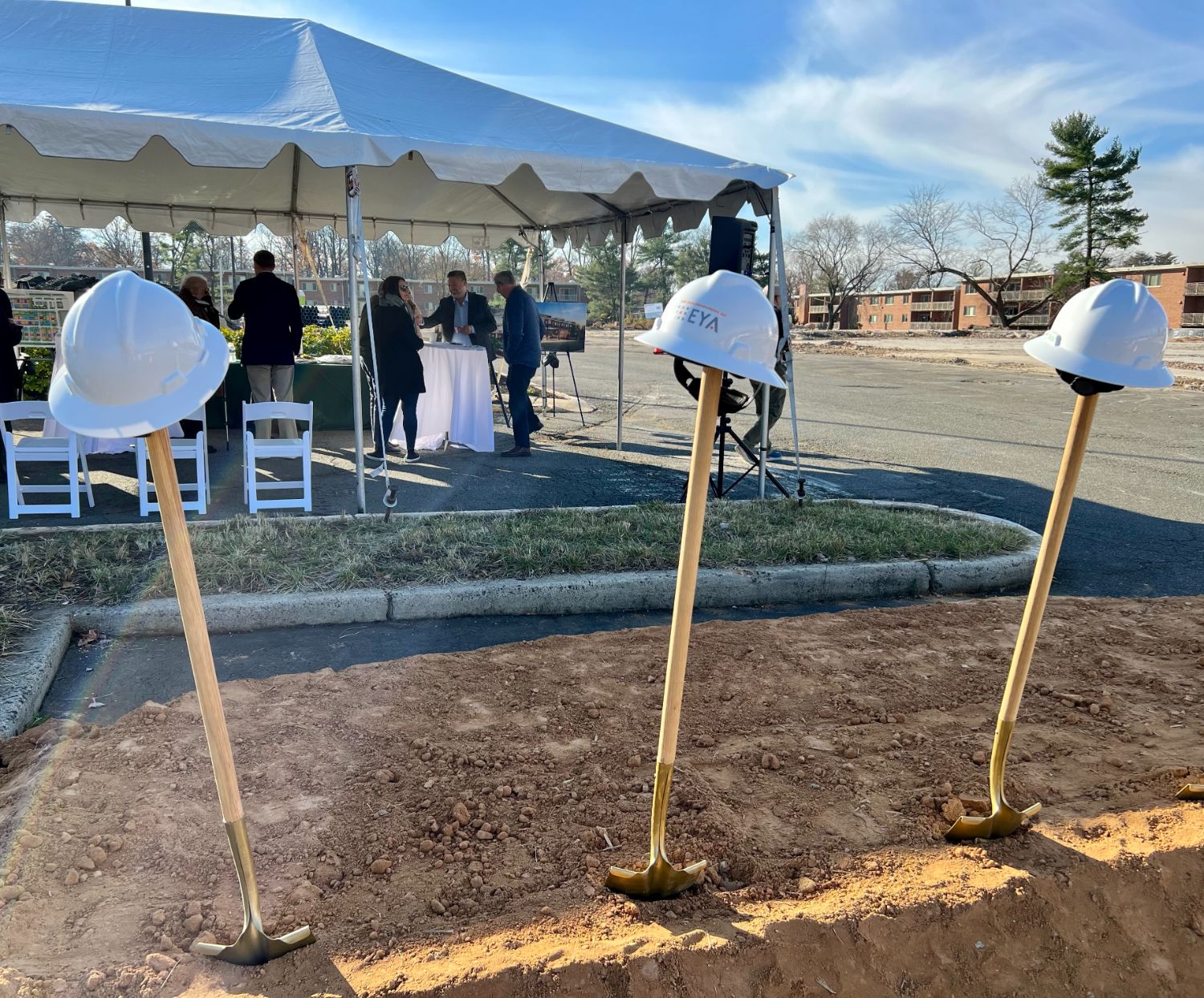 Groundbreaking for the Townhomes at Graham Park, a Reimagined Mixed-Use Community in Falls Church, VA
