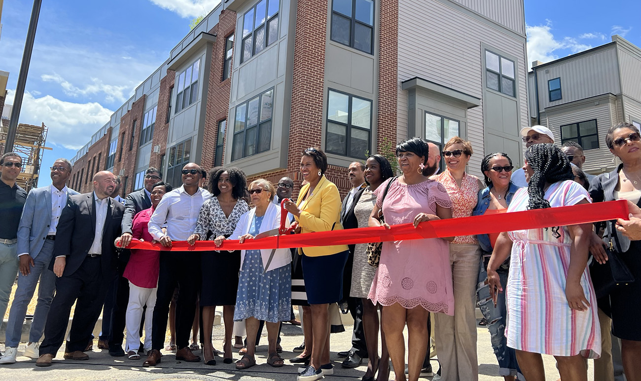 EYA celebrates first move-ins at Riggs Park Place with DC Mayor Bowser