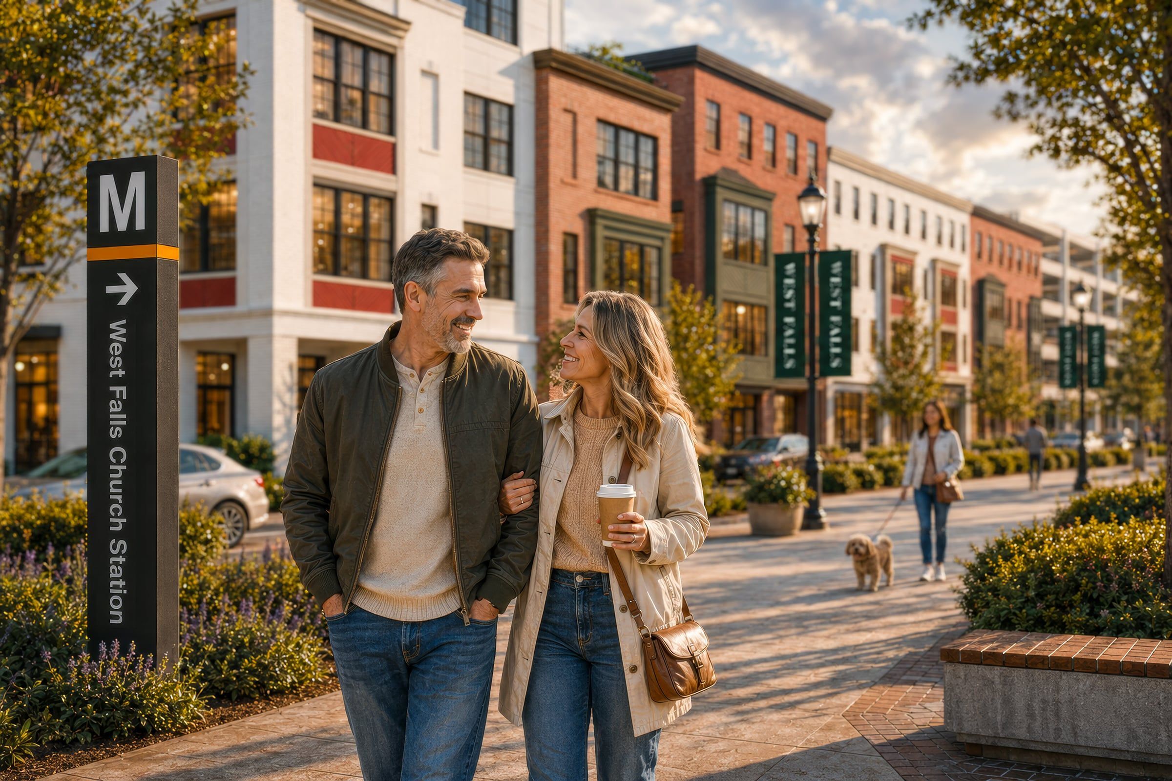 EYA's Townhomes at West Falls just steps to Metro