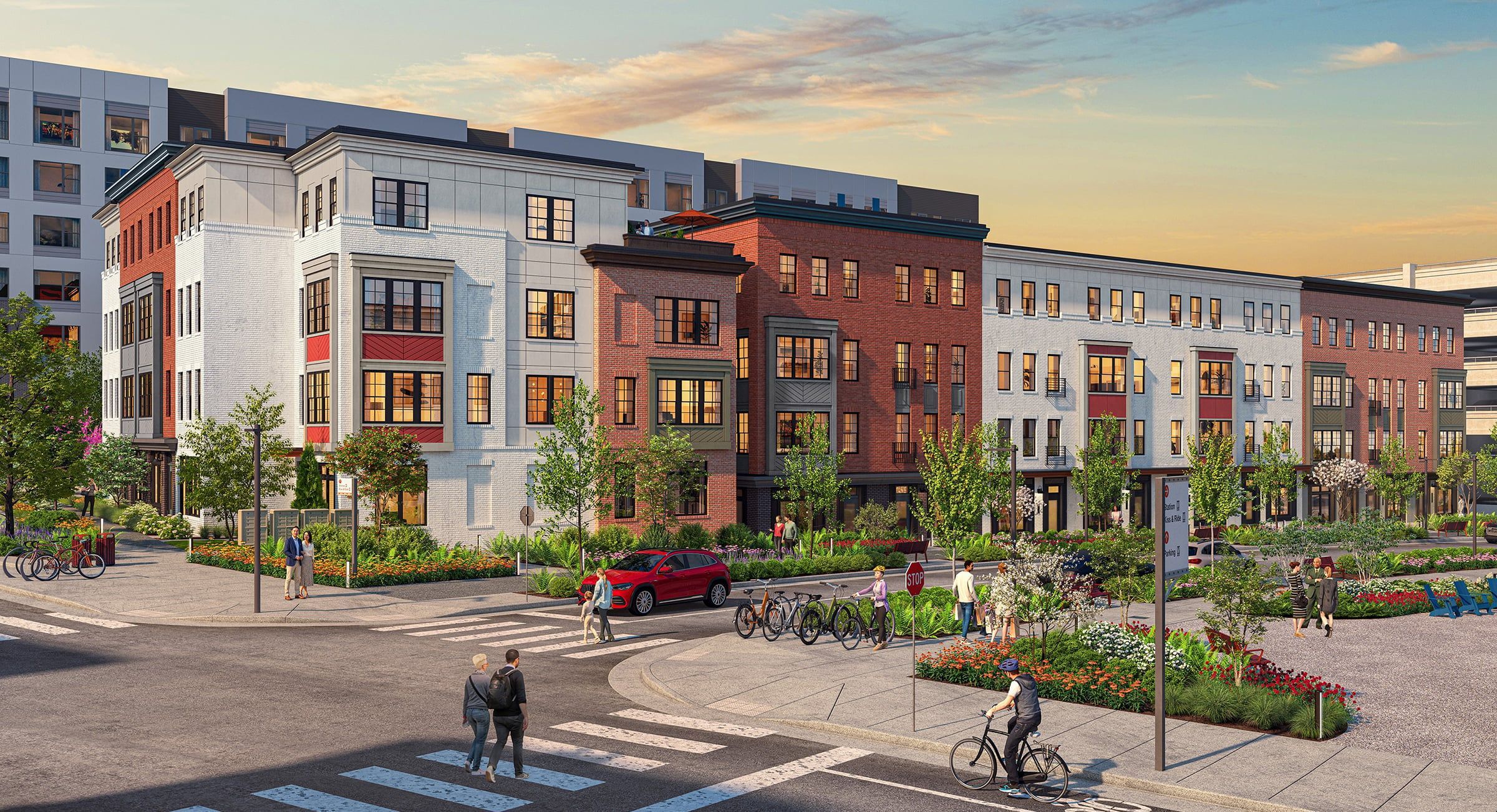 The Townhomes at West Falls: New EYA townhomes coming to Falls Church, VA